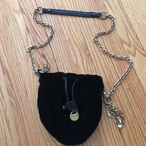 Juicy Couture Black Velvet Purse